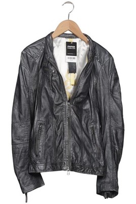 MILESTONE Jacke Damen Anorak Jacket Kurzmantel Gr. XS Leder Schwarz #4lrcc75
