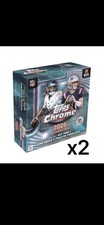2025 Topps Chrome NFL Football Mega Box 2 BOXES CONFIRMED & SEALED SHIPS5/4-5/7 