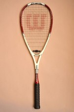 Wilson NCode NVision Squash Racket , Micro-Carbon, New Grip