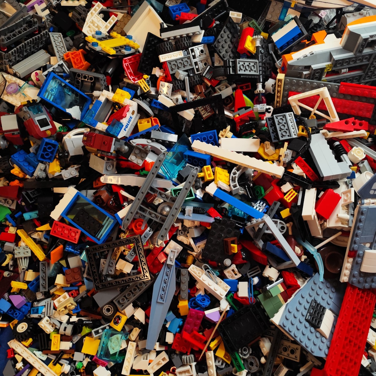 LOTTO LEGO SFUSI ORIGINALI MISTI A PESO 1KG
