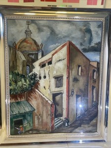 VTG SIGNED Oil Paint “ GUANAJUATO “  by Evelyn Ford 8x10”