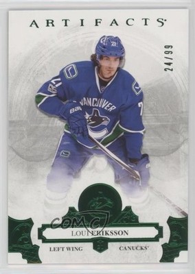 2017-18 Upper Deck Artifacts Emerald 24/99 Loui Eriksson #96 0pm