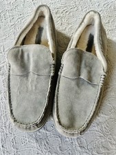 Vince Męskie Gibson Jasnoszare Kapcie Zamszowe Rozmiar 9?