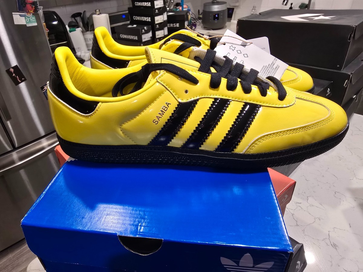Adidas Originals Samba BRUCE LEE COLORWAY JR8749 Yellow Black Mens
