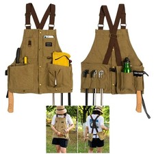Outdoor Vest BBQ Work Apron Camping Men Women'S Leisure Multi-Functional Apron F