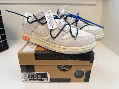 Size 10 - Off-White x Nike Dunk Low Lot 16 of 50 - Great!! Read Description!