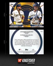 2025 Topps Dynamic Duos Jackson Chourio Christian Yelich #DD-18 Brewers
