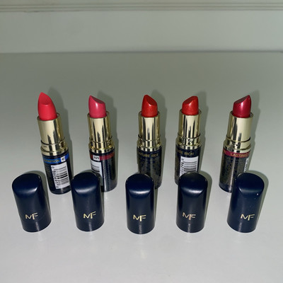 VINTAGE Max Factor Lasting Color Lipstick - NEW OLD STOCK Lot Of 5