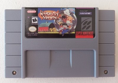 Harvest Moon Super Nintendo SNES Authentic Cartridge Only - Working
