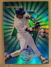 1997 Donruss POWER ALLEY GREEN #22 Sammy Sosa Cubs RARE HOLOFOIL INSERT /3750