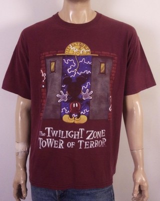 vintage 90s 00s Y2K Disney The Twilight Zone Tower of Terror T 