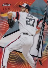 2020 Topps Finest Chicago White Sox Lucas Giolito Base Orange Refractors 02/25