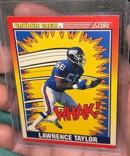 1990 Score - Lawrence Taylor #552 CRUNCH CREW