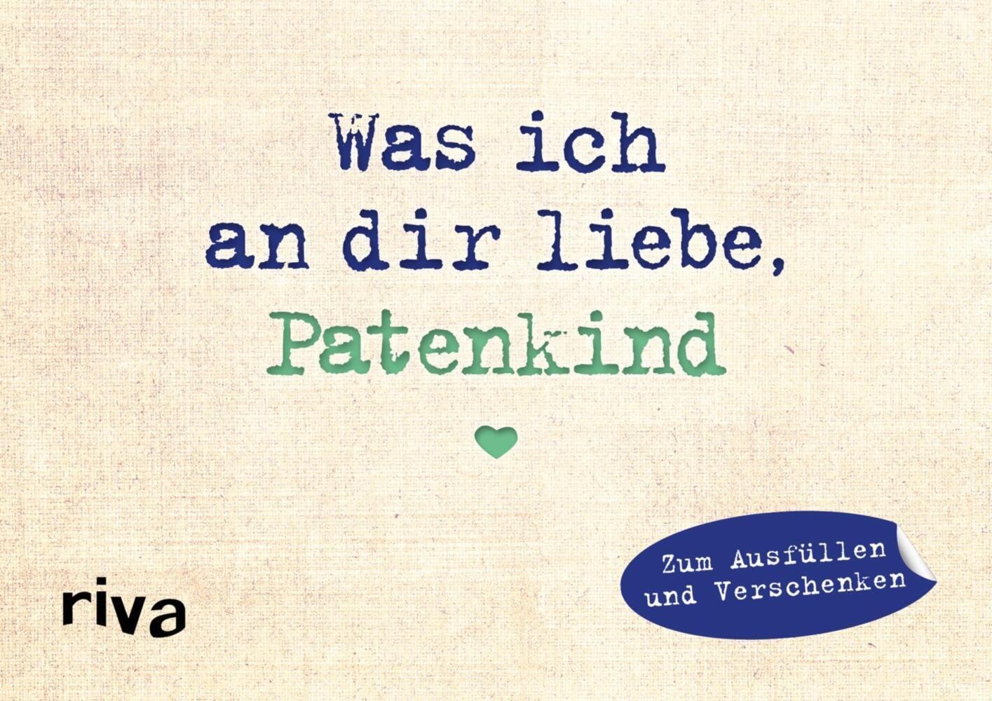 Alexandra Reinwarth ~ Was ich an dir liebe, Patenkind - Minive ...