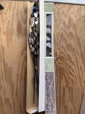 2 boxes of 39" Willow Branches and Silver Dollor Indoor lights