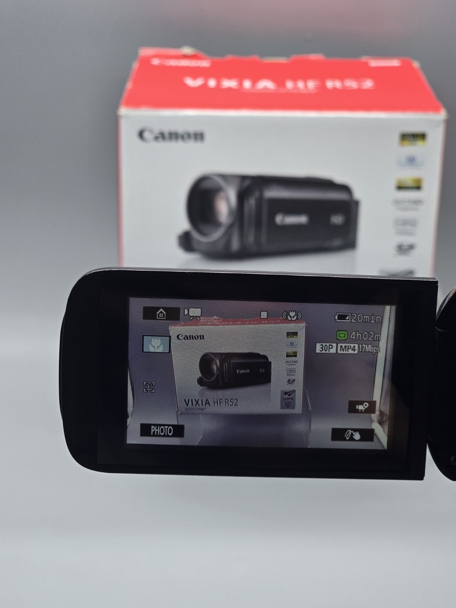 Canon VIXIA HF R52 Full HD Video Camcorder 57x Zoom Tested Worked