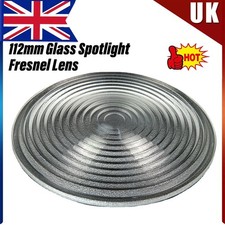 1PC 112mm Glass Spotlight Fresnel Lens Photography Television Tungsten Lens IP23