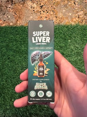 Super Bonsai Super Liver Liquid Drops Cleanse Support Milk Thistle Turmeric