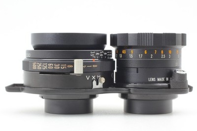 w/ Mask [Near MINT] Mamiya Sekor DS 105mm f3.5 Lens Blue Dot for