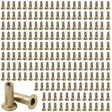 200Pcs Multi-Grip Rivet-Nuts 1/4-20 Rivet Nut Steel Pre-Bulbed Shank Plus Nut...