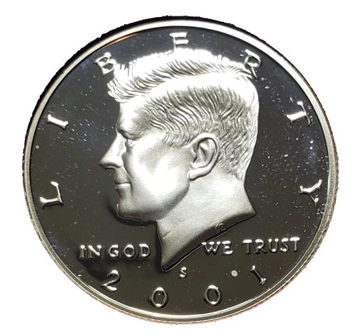 2001-S Kennedy Half Dollar Silver Proof Gem Cameo