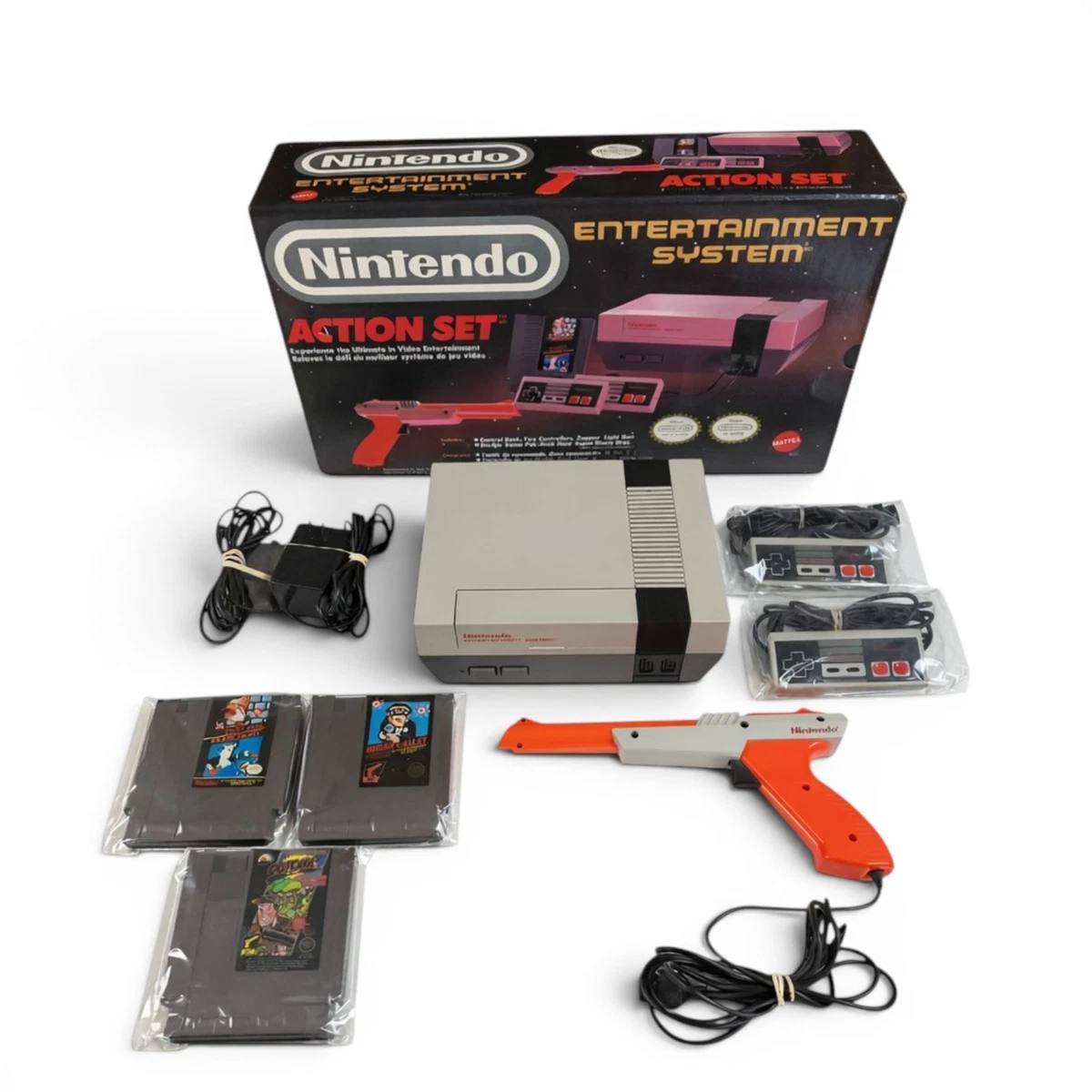 Nintendo ゲームセット Nes Action Set Box for sale | eBay