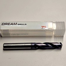 9.5mm SOLID CARBIDE DREAM DRILL 3XD TiAlN COATED W/O COOLANT #DH404095 LOC40