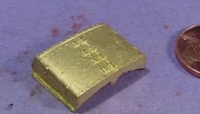 HO/HOn3 BRASS LARGE STEAM LOCOMOTIVE TURRET COVER WISEMAN BACK SHOP PART HBS217