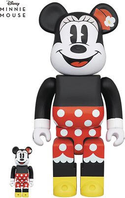 BE@RBRICK Bearbrick MINNIE MOUSE 100% & 400% Japanese form BE@RBRICK Bearbrick MINNIE MOUSE 100% & 400% Japanese form