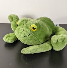 Vintage Dakin 1985 Stuffed Plush Frog Toad, No Spots