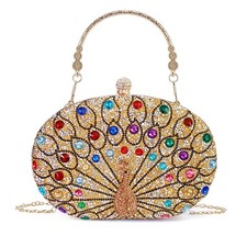 Rhinestone Evening Clutch Purses for Women Evening Clutch bag Crossbody  Sho...