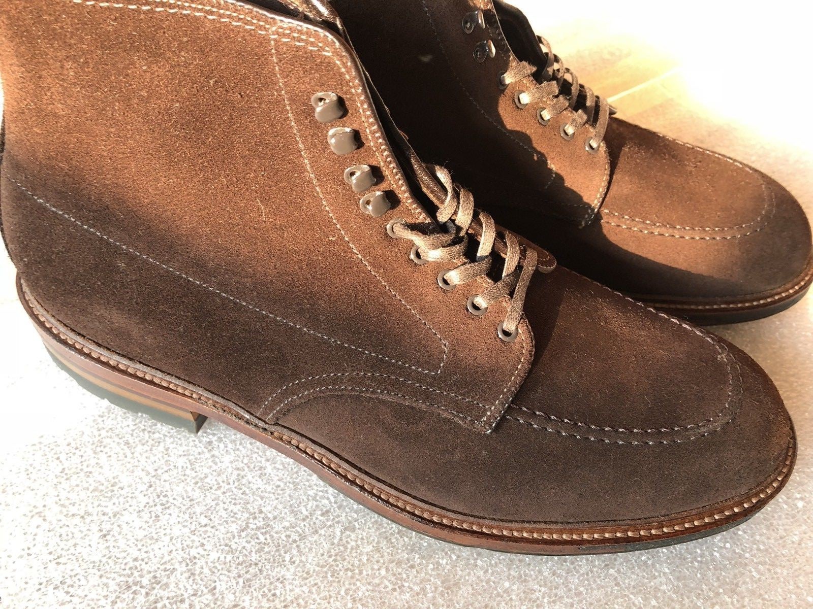 alden indy boots suede