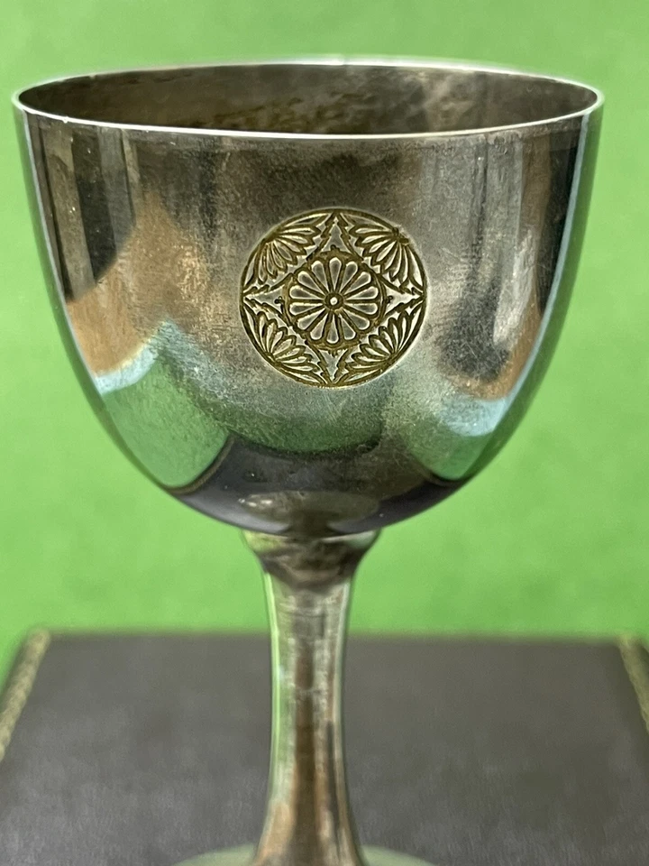 Antique Rare Asian Hallmarked Silver Egg Fitted Box 34 Grams R3 - Image 3 of 4