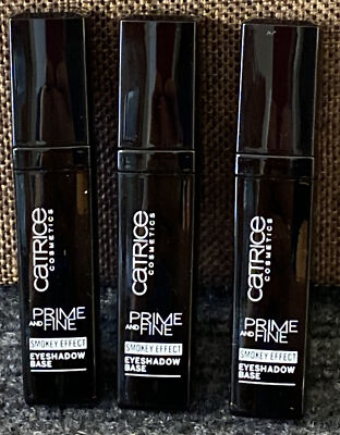 LOT of 3  CATRICE Cosmetics Prime And Fine Smokey Effect Eyeshadow Base 010