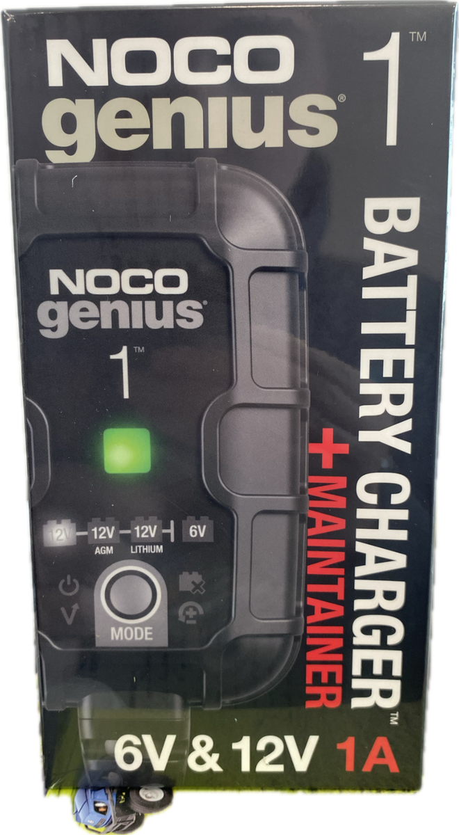 NOCO GENIUS1 6V/12V 1A Smart Battery Charger Trickle Charger