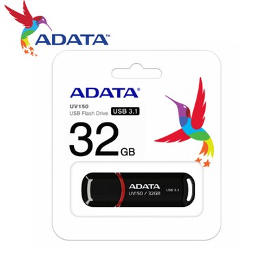 ADATA UV150 32GB USB 3.1 Gen 1 Snap-on Cap Design USB Flash Drive BLACK |  eBay