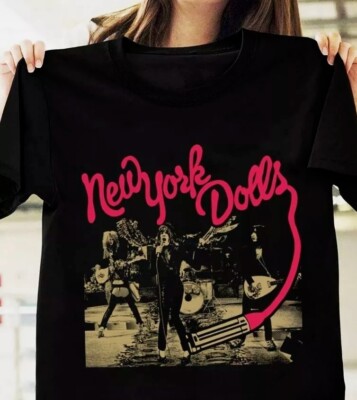 New York Dolls Band Performance On Stage T Shirt Full Size S-5XL