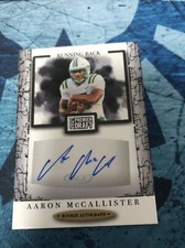 2021 Sage Hit Premier Draft Aaron McCallister Auto Black Autograph Charlotte RC