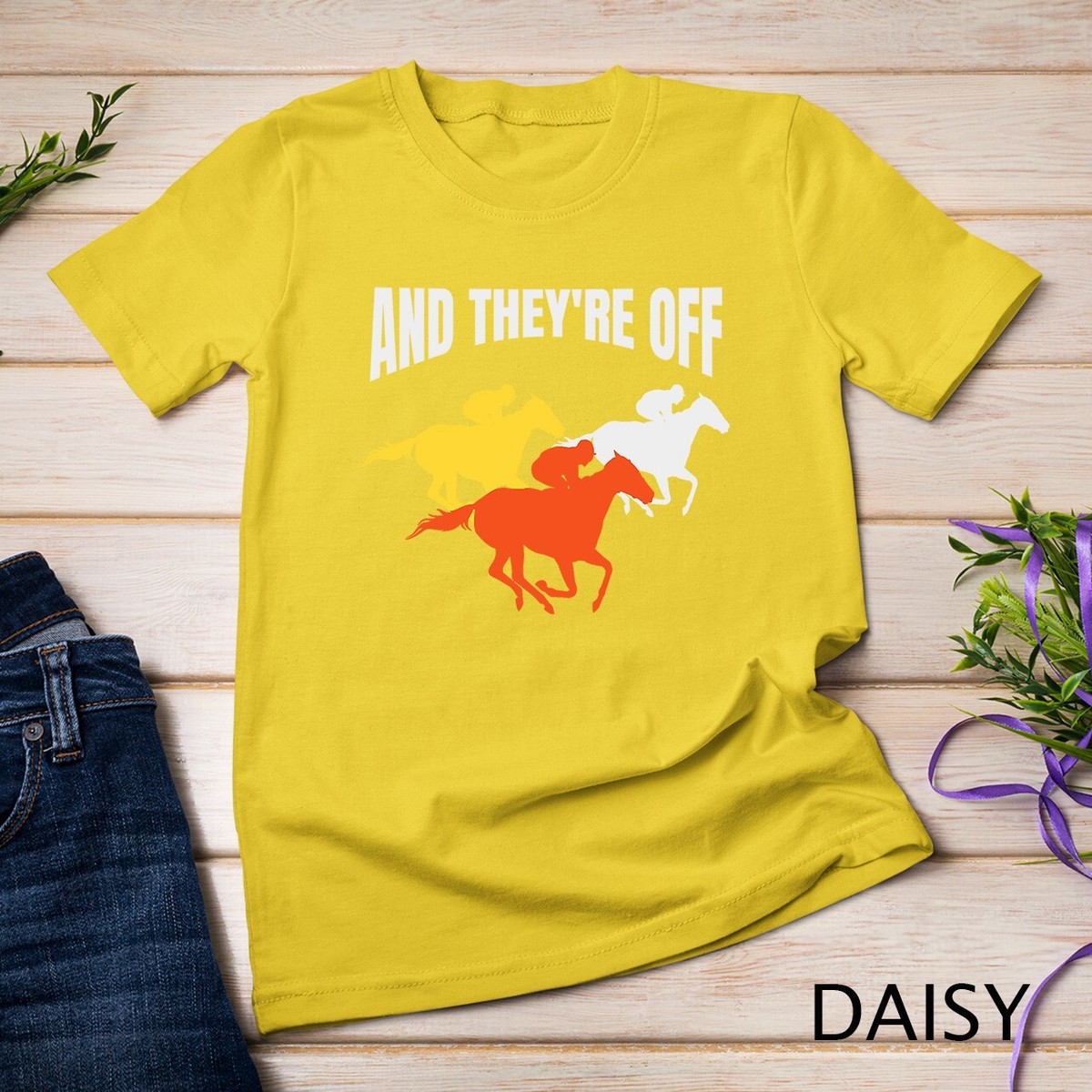 And They're Off Horse Racing T-Shirt Unisex T-shirt | eBay