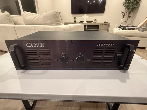 Carvin DCM 1500 Professional Power Amplifier – Used, Power Cord Included