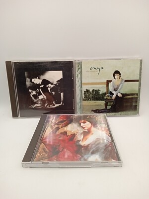 Lot Of 3 CDs Enya: ENYA, A DAY WITHOUT RAIN & WATERMARK Used 