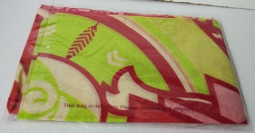 NEW Ford Warriors in Pink Breast Cancer Women's Thin Scarf Bandana Pink & Green - Picture 3 of 4