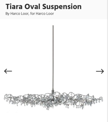 Harco Loor Tiara Oval Suspension chandelier