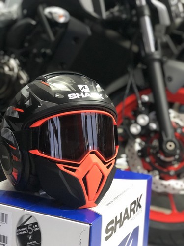 Casco Shark jet STREET-DRAK | eBay