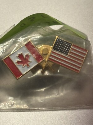 USA & Canada Flag Pin | eBay