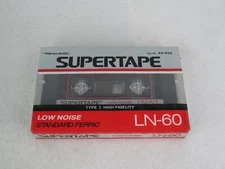 Realistic Supertape LN 60 Type 1 High Fidelity Blank Media Cassette Tape sealed