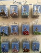Birthstone Rosary  Faceted birthstone colored beads NEW Specify Month at order