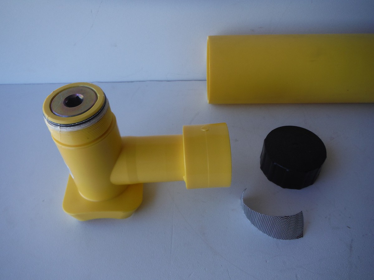 JM Eagle Underground Gas Tapping Tee HVSTT 4X2X1.8 YW + SLV