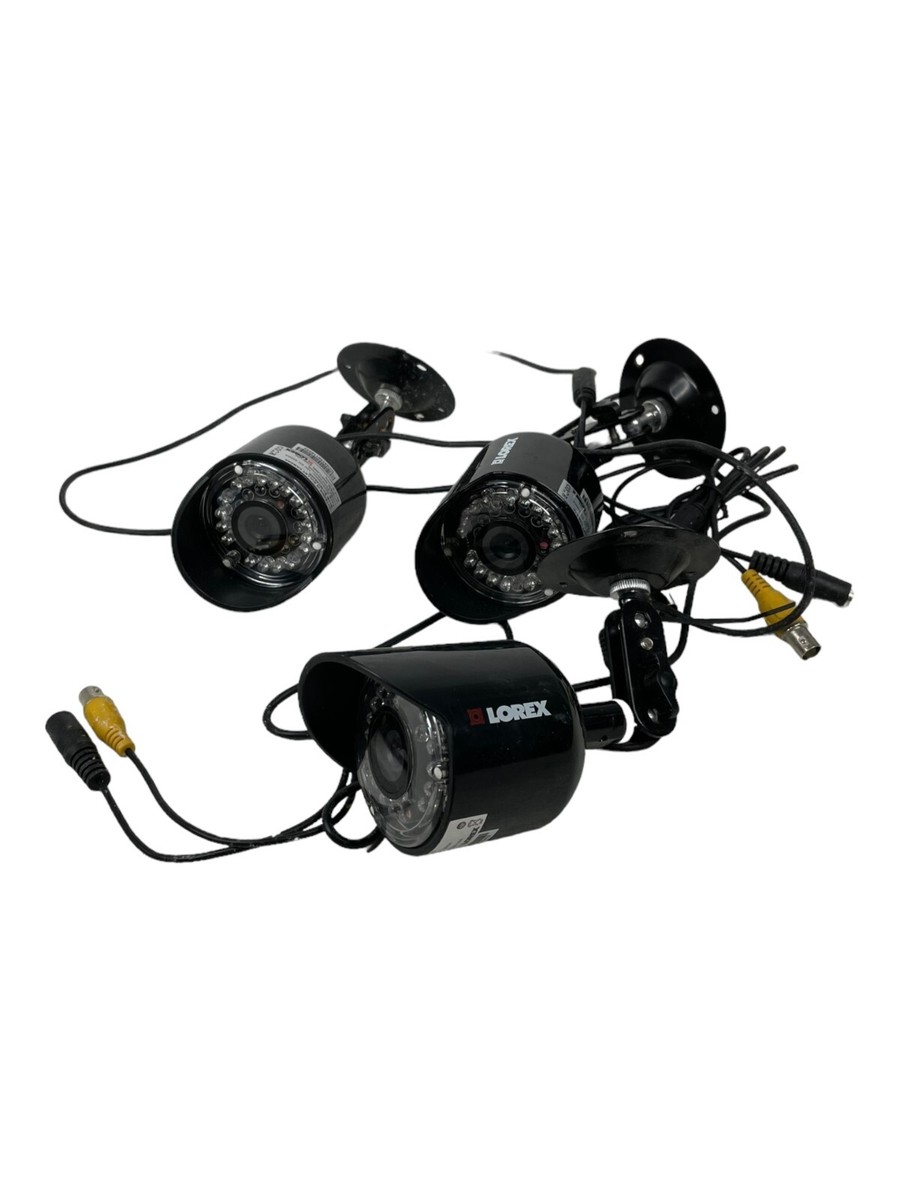 Lot of Lorex MC7662 SR+ AIS COLOR IR Security Cameras