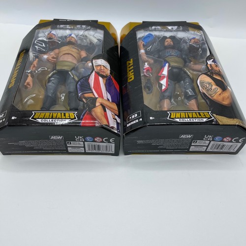 AEW Unrivaled Santana and Ortiz Set Series 4 Inner Circle Proud & Powerful - Picture 8 of 8